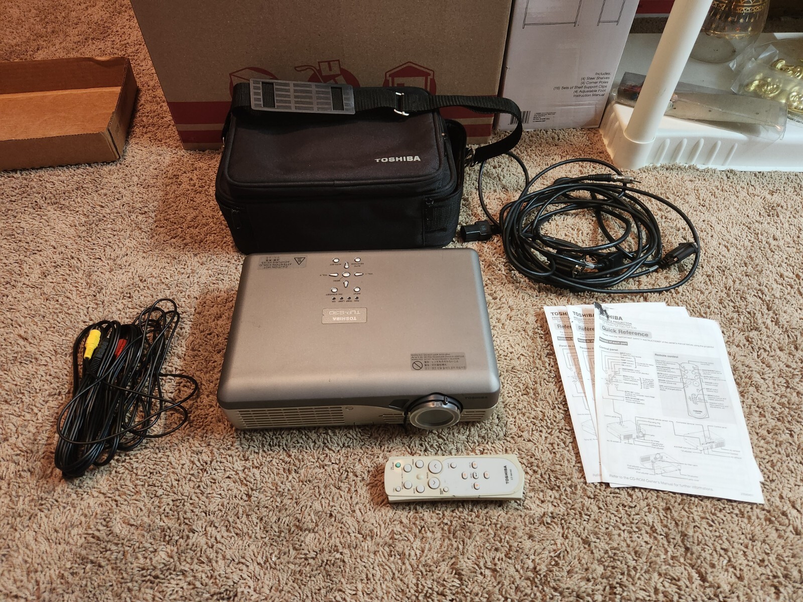 Toshiba TLP-S30 Projector Works Untested