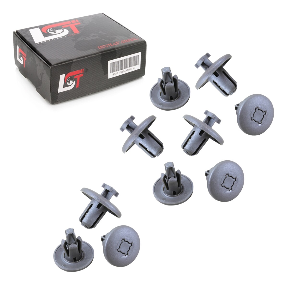 10x Citroen C3 C4 C5 C8 Visa Cabrio C15 Fastening Clips 8211WV in Gray
