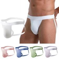 Mens Panties T-back Jockstrap Underwear Knickers Jock Strap Thongs Sexy Briefs 