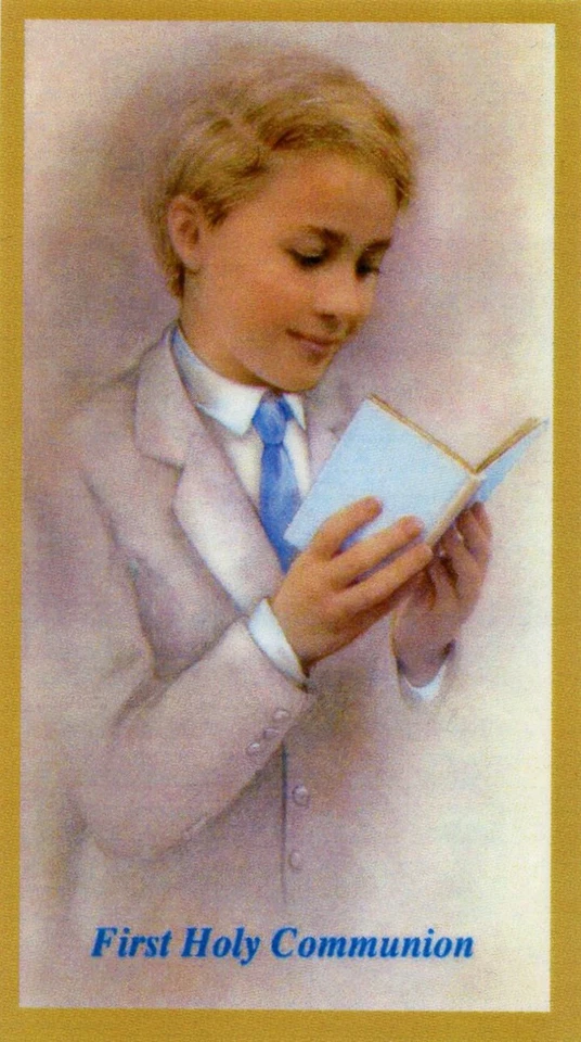 On the Occasion of..(boy) - Personalized Laminated Prayer Cards - Pack of 35 - Image 3 of 3