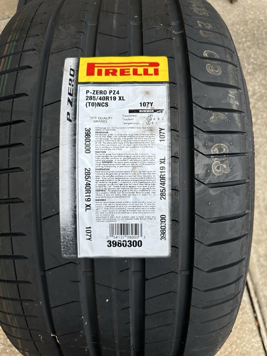 Brand NEW Pirelli P-Zero Tesla Tire 285/40/R19 | eBay