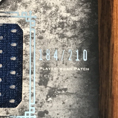 2012 Topps Inception Rookie Relics Patch Coby Fleener RP-CF #’d 184/210 - Image 3 of 3