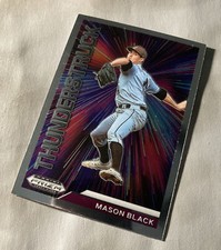 2021 Panini Prizm Draft Picks Thunderstruck Mason Black #T-MB Kansas City Royals