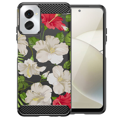 Case For [MOTO G POWER (2024 ONLY)][Flex TPU Fiber SET11] Unique Slim Flexible