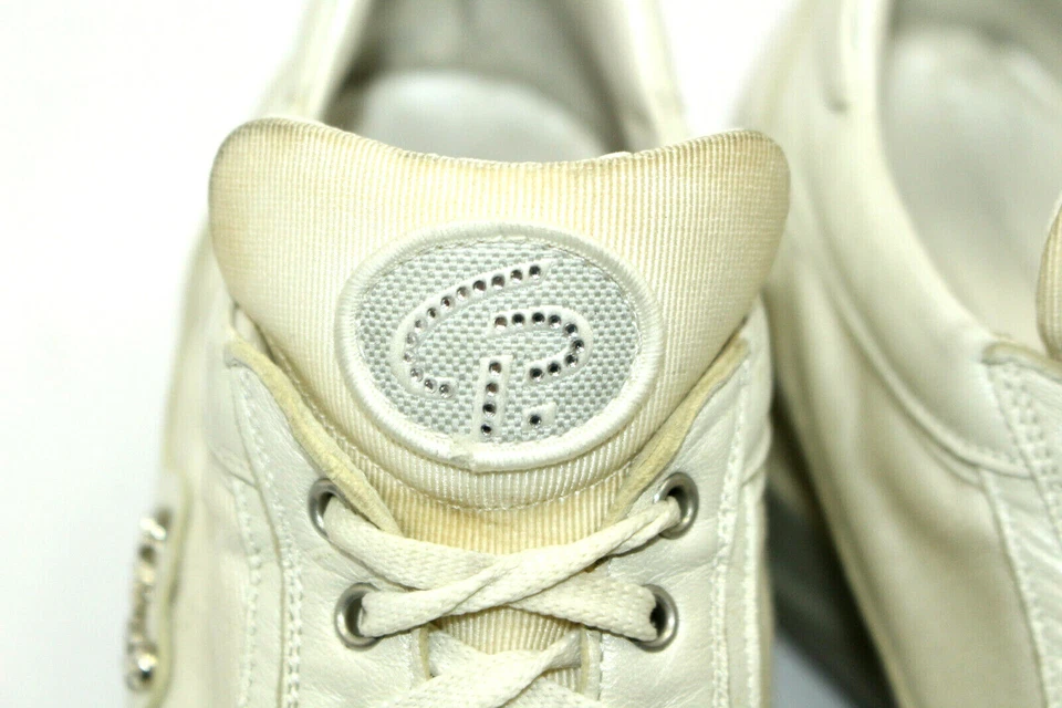 Zapatos mujer CESARE PACIOTTI talla 8.5 Europa 39 BLANCO cuero S8529 Foto 4 de 4