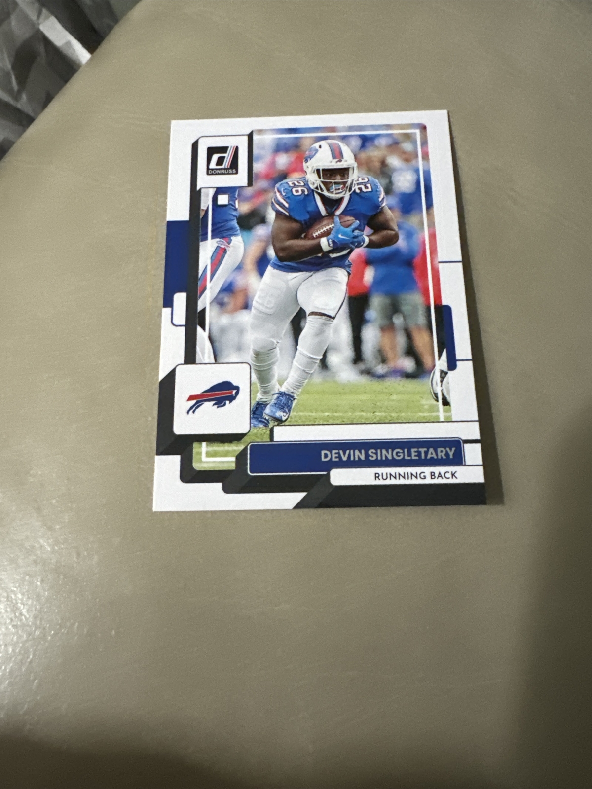 2022 Donruss Base #117 Devin Singletary - Buffalo Bills