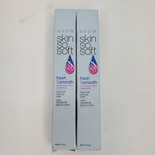 Avon SSS Fresh and Smooth Facial Hair Removal Cream 1 Ounce Sensitive