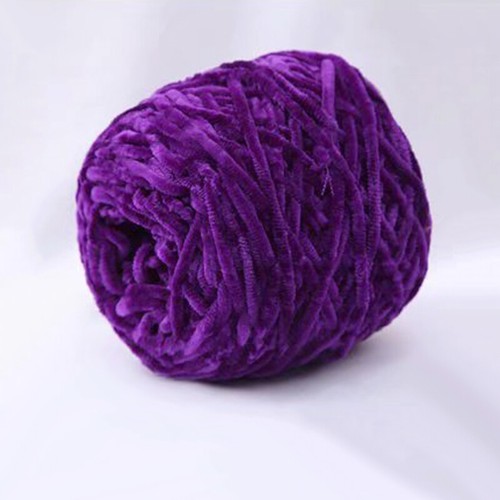 100 g/Rolle klobig gehäkelt Chenille Milch Baby Samt Stricken Wolle weiches Garn zum Selbermachen - Bild 33 von 48