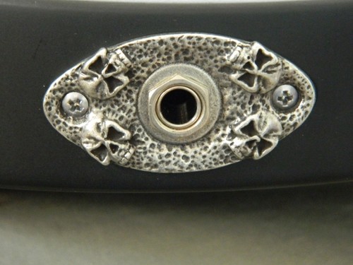 9 SKULL PARTS for ESP LTD ec 100 50 256 10 Guitar knobs PU rings truss cover ect - Picture 8 of 12