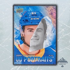 2025-26 Upper Deck Series 2 JIMMY SNUGGERUD UD Portraits Rookie #P-38 