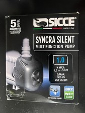 Syncra "Silent" Pump Model 1.0 251 gph 5 ft. Head Sicce 5785
