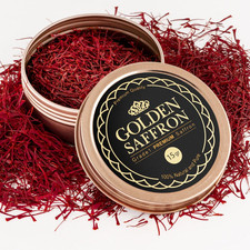 , Finest Pure Premium All Red Saffron Threads, Grade A Super Negin, Non-Gmo Ver