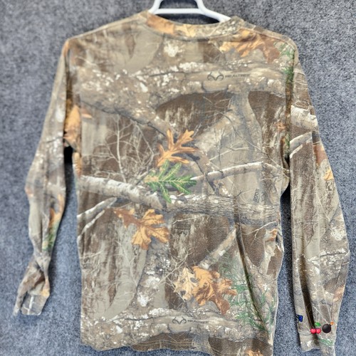 Realtree Scent Shield Mens XL Camo/Hunting Long Sleeve Camoflauge Pullover - Picture 8 of 11