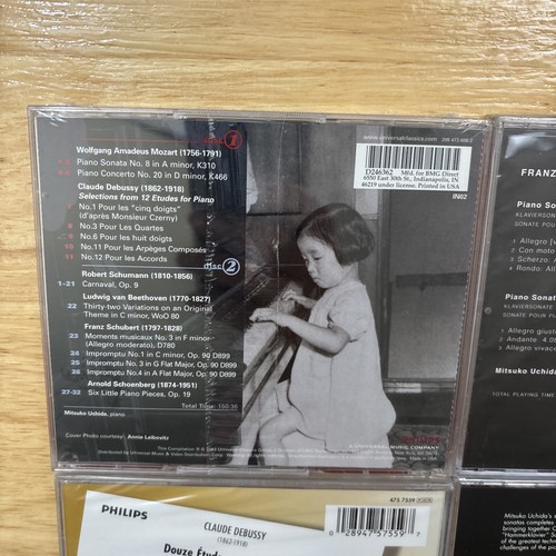 Mitsuko Uchida 6 Album Piano Philips CD Bundle Lot - New Sealed - Picture 5 of 13