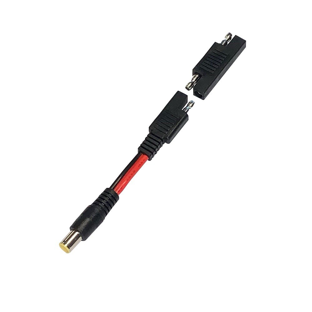 Zamp SAE to Jackery 8mm Barrel Wiring (Polarity Adapter Included