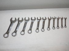 Craftsman 11 Piece 44110 - 44103 Stubby Sae Combination Wrenches 1 38 Usa