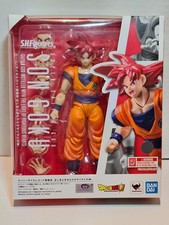 S.H.FIGUARTS DRAGONBALL Z SUPER SAIYAN GOD: SON GOKU RED FIGURE BRAND NEW