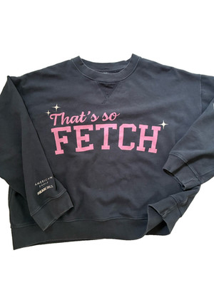American Eagle x Mean Girls  Distressed Sweatshirt That's So Fetch Women s Large