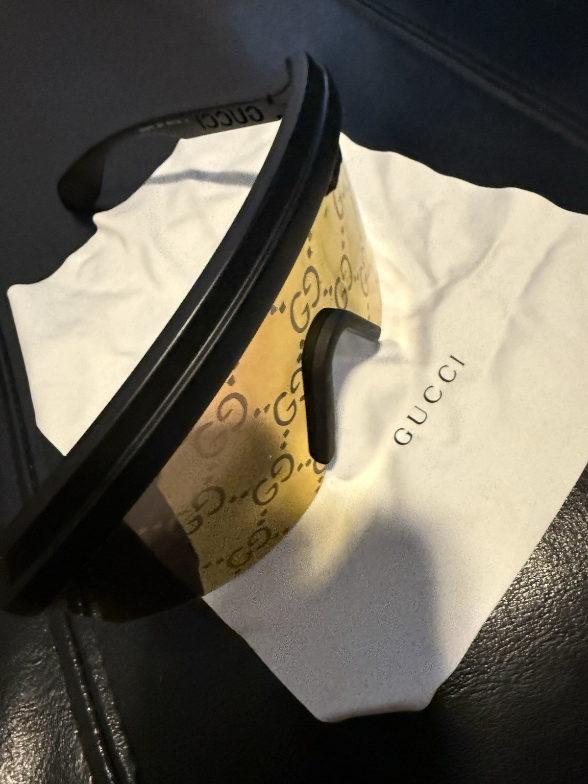 AUTHENTIC GUCCI DEADSTOCK Unisex Angular Mask 147… - image 5