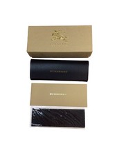 NEW BURBERRY EYEGLASSES BOX HARD CASE SEALED CLOTH DOCS 
