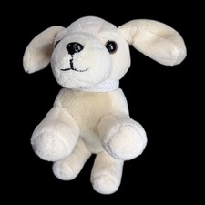 Labrador Retriever Puppy Cream Dog Plush Posable Lab 6 In Toy