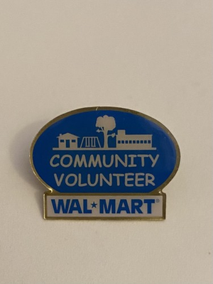 #ad Walmart Community Volunteer Lapel Pin P146 $12.00