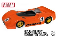 #1956 -  1/12 Scale PARMA Vintage McLAREN M6A-1 - .040" CLEAR RC RACE CAR Body