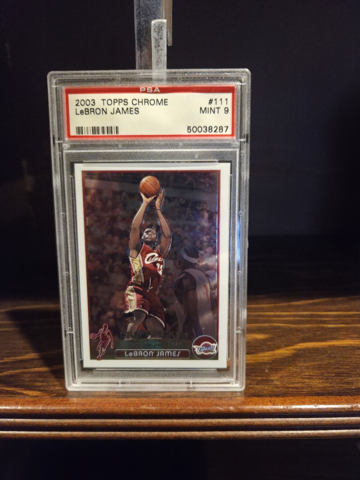 2003-04 Topps Chrome LeBron James #111 (RC) Rookie PSA 9 Mint