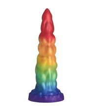 Magic Rider Unicorn Dildo – Rainbow Silicone Fantasy Toy by Creature Cocks