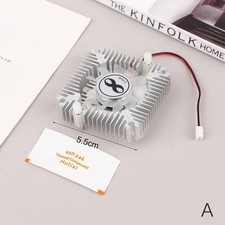 55 mm 12 V 5 V PC computer portatile CPU VGA scheda video dispositivo di raffreddamento ventola di raffreddamento dissipatore