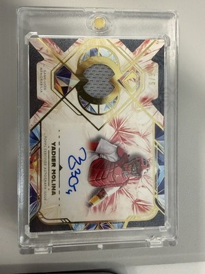 2025 Topps Diamond Icons Single Player Auto Relic Yadier Molina 5/5