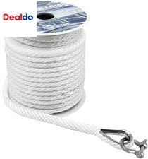 Premium Solid Braid MFP Anchor Line Braided Anchor Rope/Line 3/8 Inch 100FT with