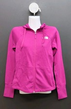 The North Face Long Sleeves Full Zip Women's Hooded Jacket XS Pink