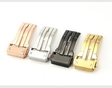 Fibbia per orologio in acciaio inox massiccio chiusura pieghevole 18/20/22 mm per Hublot Big Bang