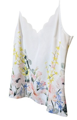 EUC Ted Baker Ziina Elegance Floral Scallop Camisole | Summer, Ted Size 1