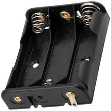 Porte-Piles 3xAA LR6 - Boîtier pour 3 Piles ou Accus Fiche Prise Chassis Bec ...