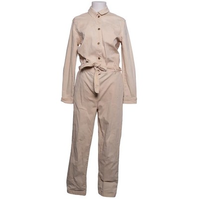 Yaya, Jumpsuit, Größe: 32, Beige, Baumwolle/Elasthan, Einfarbig, Denim #EAE