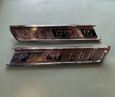 OEM 1967 Ford 600 Truck Hood Emblem Driver C7TB-16721-E Passenger C7TB-16720-E