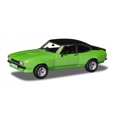 Corgi Vanguards 1:43 Ford Capri Mk2 3.0 X-Pack, Signal Green Model Car VA15405