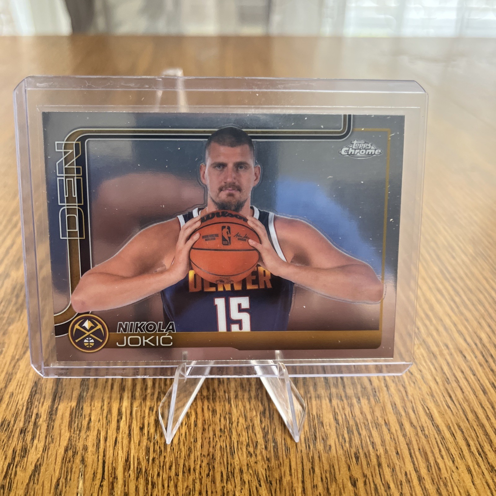 🔥🔥🔥2025-26 Topps Chrome Nikola Jokic Base Image Variation SSP Nuggets