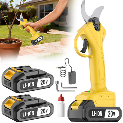 20V Cordless Electric Pruning Shears, Professional Household Pruning Shears