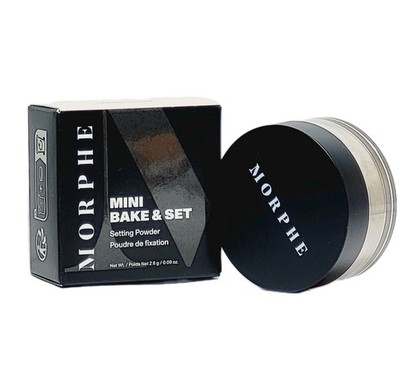 Morphe Bake & Set Setting Powder TRANSLUCENT .09oz/2.6g Travel Size SEALED