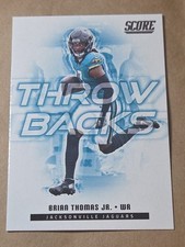 2025 Score - Throwbacks Brian Thomas Jr. #8
