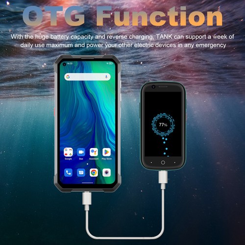 8849 Tank mini Rugged Smartphone 4.3inch 8GB+256GB 100MP 5800mAh Android 13 - Picture 6 of 12