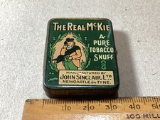 VERY RARE ANTIQUE  “ THE REAL Mac KIE SNUFF TIN, by  JOHN SINCLAIR LTD.