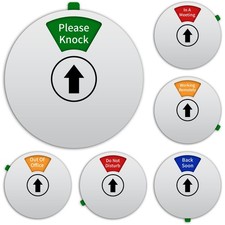 Office Door Sign- Do Not Disturb/Out of Office/Please Knock/In a Meeting/Work...