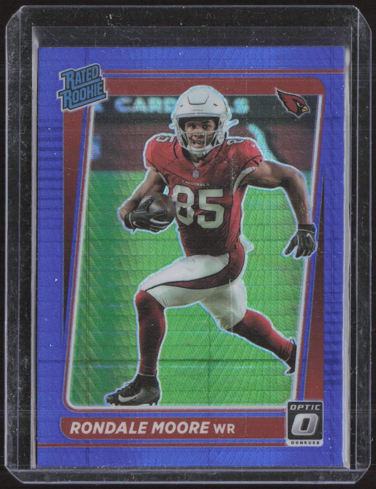 Rondale Moore #217 Blue Hyper Rookie RC 2021 Donruss Optic *HOT*