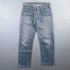 Levis 501 Vintage 80s Redline Selvedge USA XX Jeans Light Wash 30x31 Act 29x27