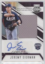 2017 Elite Extra Edition USA Collegiate Silhouette 44/99 Jeremy Eierman Auto b1p