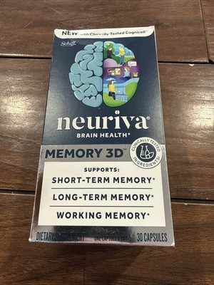 Neuriva Memory 3D Support Brain Health (30 Capsules) Exp 08/27  NEW 